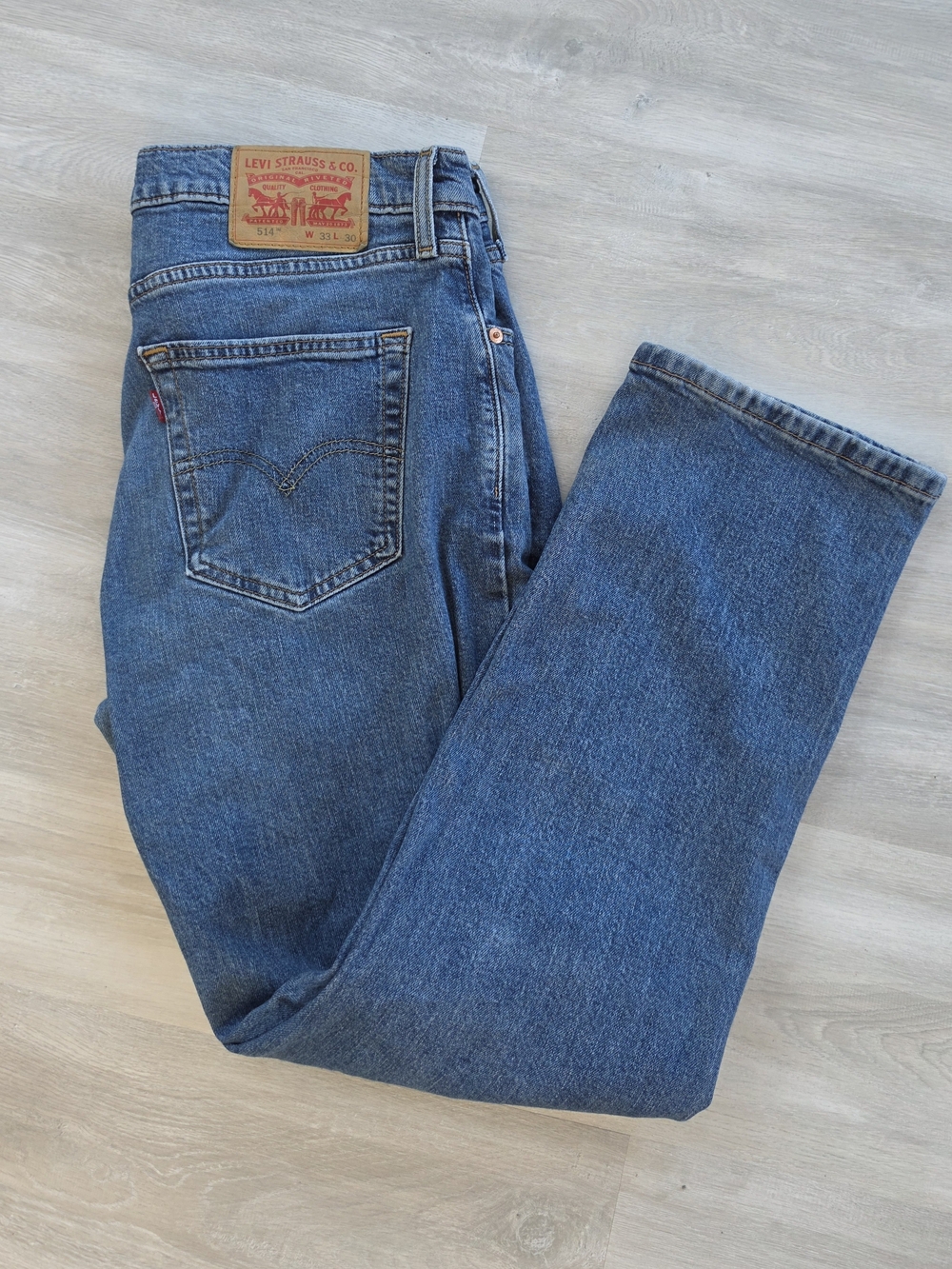 Levi's Men's Blue Classic Straight Jeans Size 33x30